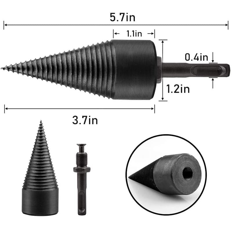 πͺ 50% OFF NOW! π₯ HEX SHANK FIREWOOD DRILL BIT - Splits Logs in Seconds, Hardened Steel Construction for Maximum Durability π²β‘