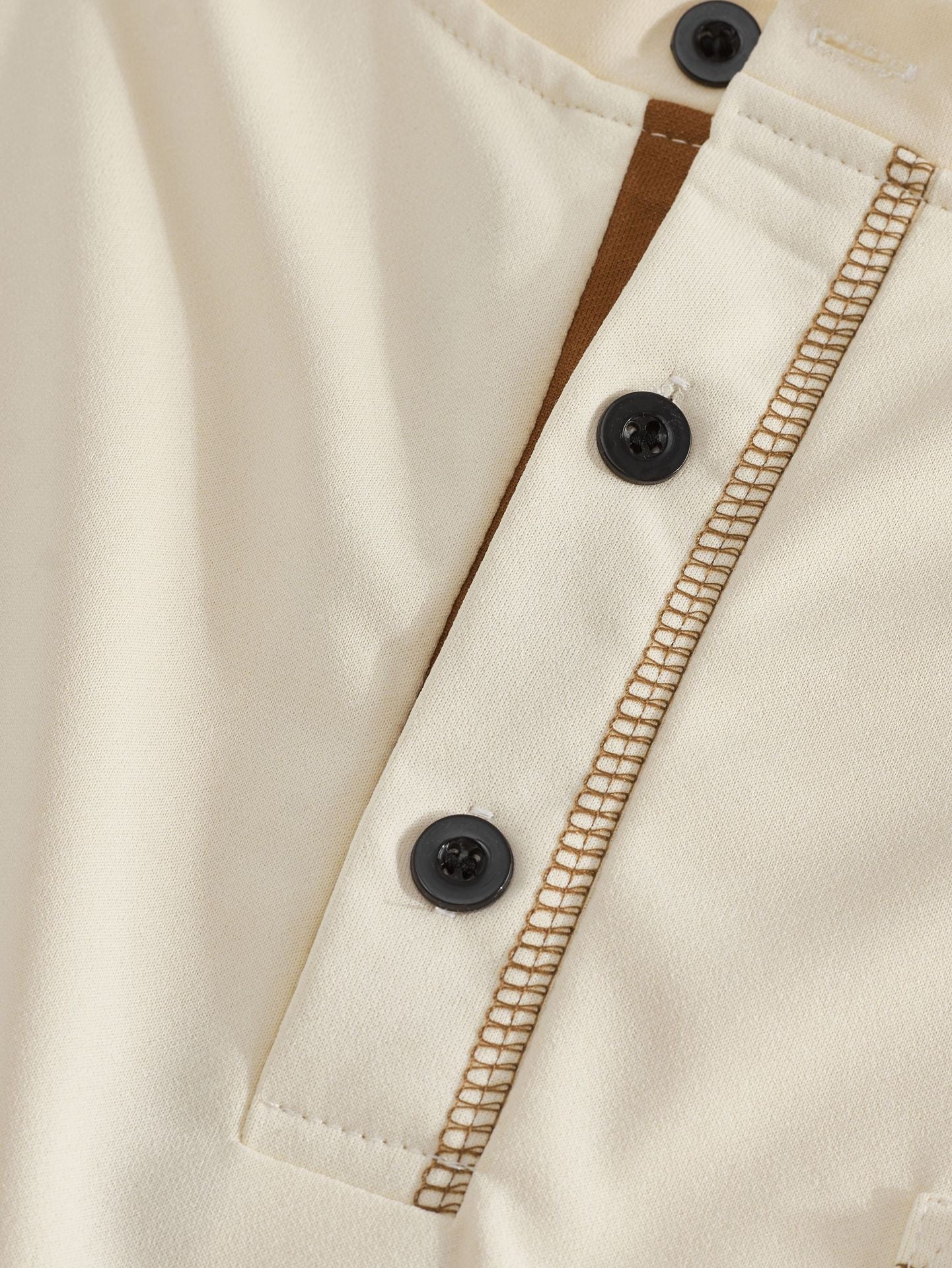 Men's Stand Collar Henley Polo Shirt