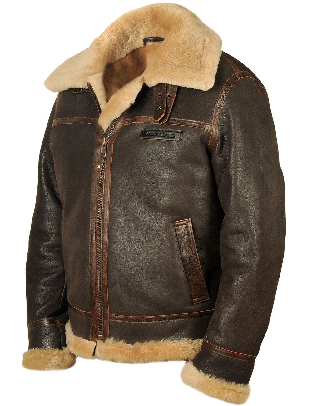 📢📢70 % OFF !!🎅SHEEPSKIN BOMBER JACKET