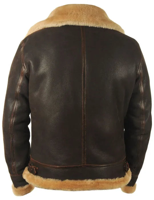 📢📢70 % OFF !!🎅SHEEPSKIN BOMBER JACKET