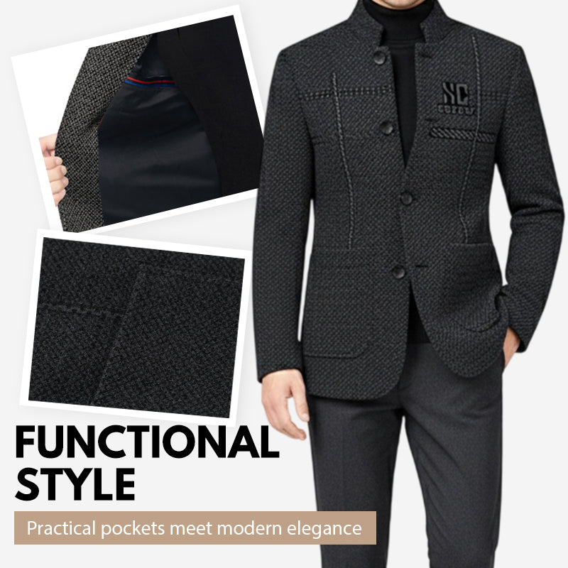Men's 3D Fit Winter Coat - Thickened & Windproof, Ideal for Cold Weather Outdoors