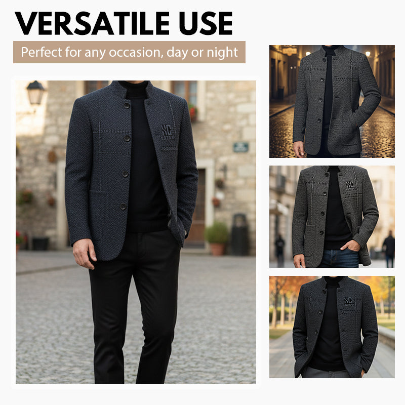 Men's 3D Fit Winter Coat - Thickened & Windproof, Ideal for Cold Weather Outdoors