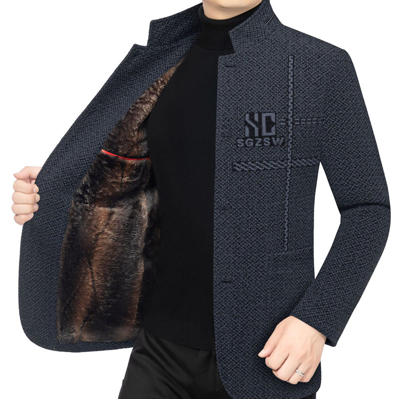 Men's 3D Fit Winter Coat - Thickened & Windproof, Ideal for Cold Weather Outdoors