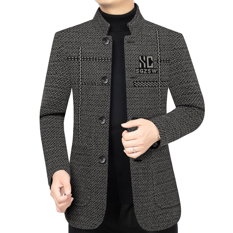 Men's 3D Fit Winter Coat - Thickened & Windproof, Ideal for Cold Weather Outdoors