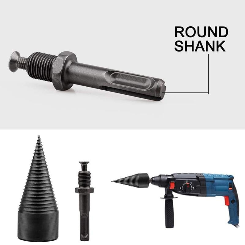 🪓 50% OFF NOW! 🔥 HEX SHANK FIREWOOD DRILL BIT - Splits Logs in Seconds, Hardened Steel Construction for Maximum Durability 🌲⚡